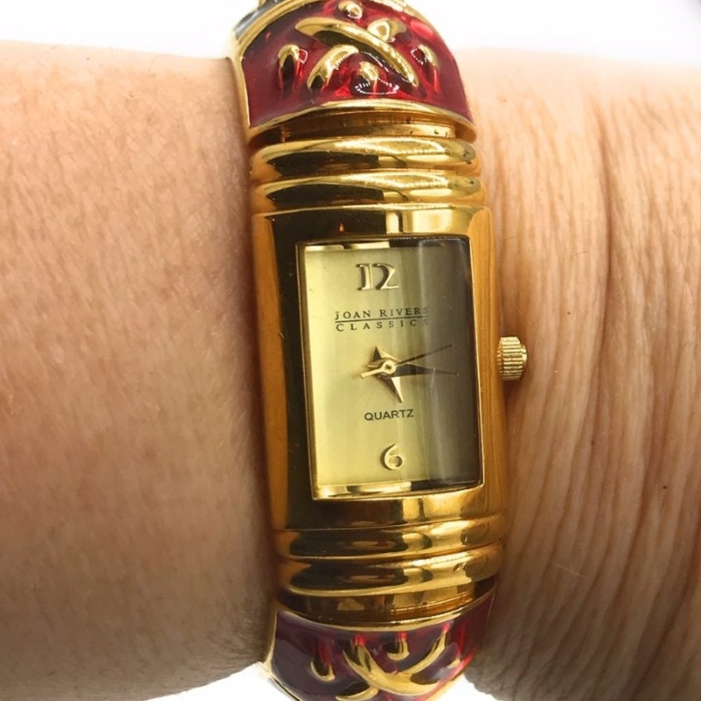 Joan Rivers Cuff Watch (n1500)3873 - Picture 3 of 3